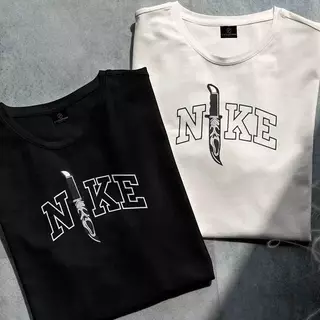 Camiseta NlKE "GHOSTFACE" BORDADA - 100% ALGODÃO