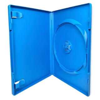 50 Estojo Dvd Capas Box Azul