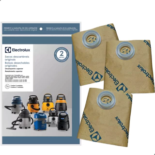 Kit 3 Sacos Aspirador Electrolux a10 a13 a10n1 aqp10 gt 200 gt20n