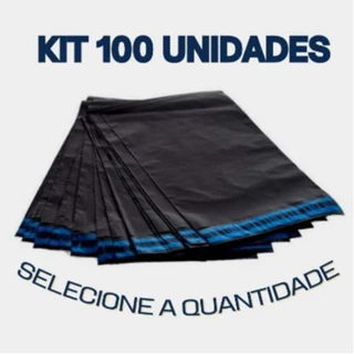 Kit 100 und Saco para Embalagem Envelope de Segurança Cinza Escuro Correios Ecommerce Inviolavel Auto Colante 19x25 20x30 26x36 32x40 40x40 40x50 40x60