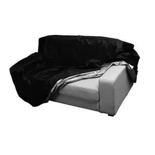 Protetor Para Sofá 4 Lugares Impermeável Cor Preto 190 Cm