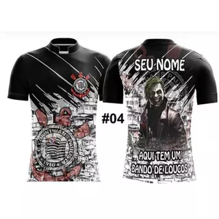 Camisa Camiseta Personalizada Timão Unissex corinthian/ torcida+NOME