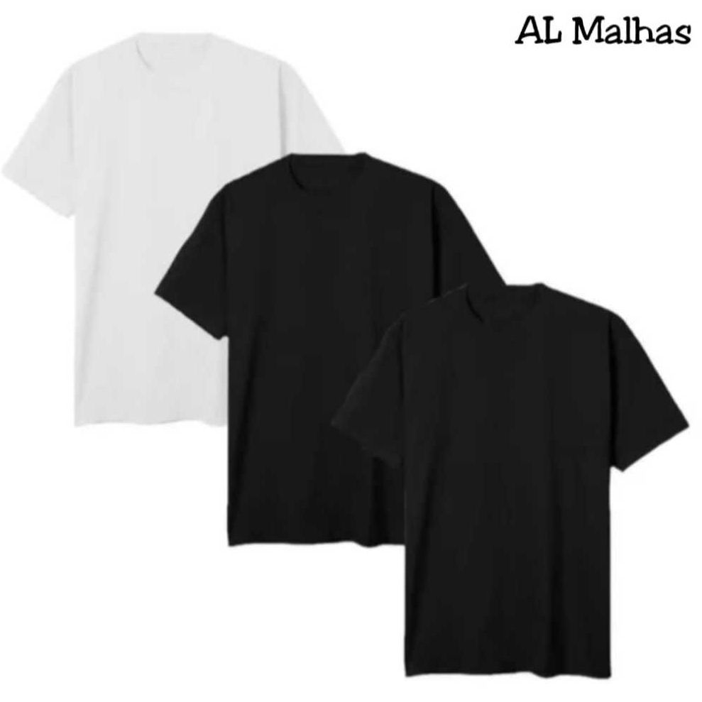 Kit 4 Camisa Plus Size Masculina Lisa Sublimação Silk