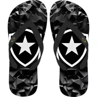 Chinelo Estampado Botafogo Adulto e Infantil Antiderrapante 23 ao 44