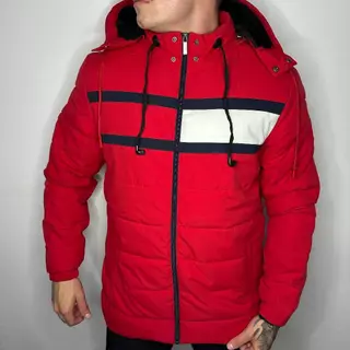 Bobojaco Masculino Casaco Jaqueta Puffer Gominho Impermeável com Capuz Removível Bolso Com Ziper