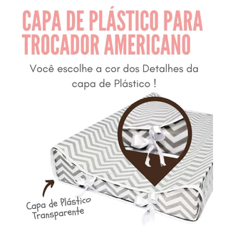 Capa plástica para trocador americano