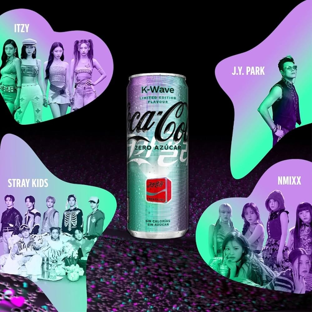 LEIA O ANÚNCIO Coca Cola Sem Açúcar 310ml K-Wave Creations Edição