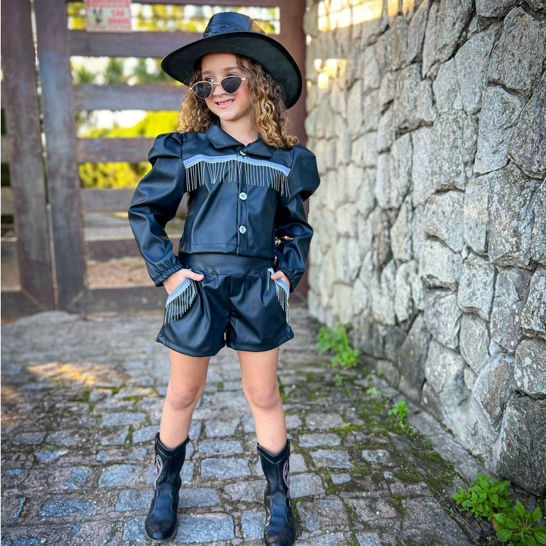 Blogueirinha Look De Bebe Feminino Criança Look Blogueirinha