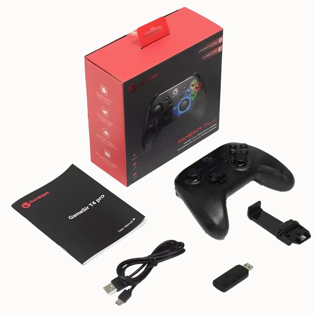 Controle S/ Fio Bluetooth GameSir T4 Pro - Jogabilidade Imersiva