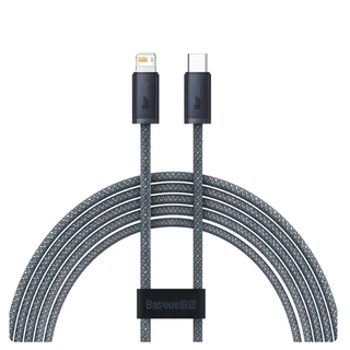 Cabo Carregamento Rápido 2 metros Iphone Tipo C e Lightning BASEUS, Essager PD 20w ou 29w USB/Type C