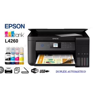 Multifuncional Inkjet Epson Ecotank L4260, wi-fi, duplex automático, lançamento, 50.000pgs, bivolt, t504