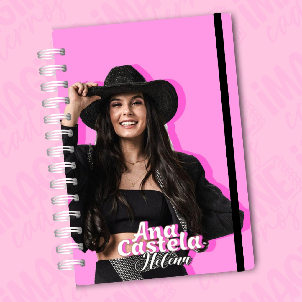 Caderno personalizado com nome Ana Castela - 1 | Shopee Brasil