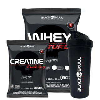 Kit X Whey Turbo G Black Skull X Creatina Turbo G X