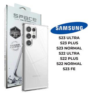 Capa Protetora Transparente Acrilico Case Space Anti Impacto Para Samsung S22 S23 S24 Ultra Pro Plus