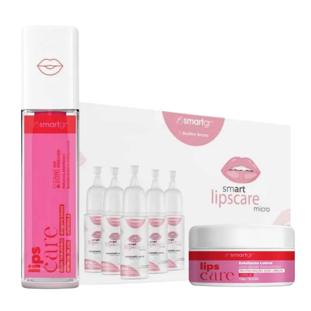 Kit Hidragloss Babygloss Labios Micropigmentação Lips Care Smart GR