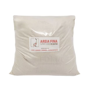 Areia De Duna Branca Super Fina Saco 10kg