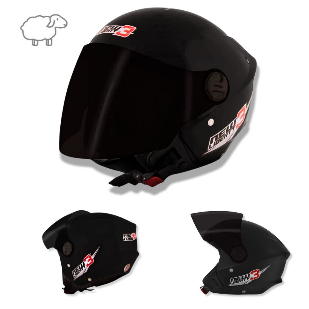 Capacete Aberto Moto Pro Tork New Liberty Three Pro Tork Envio Imediato