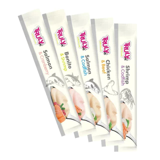 Petisco Cremoso Creamy Trully Para Gatos Tipo Churu - Sabores Sortidos
