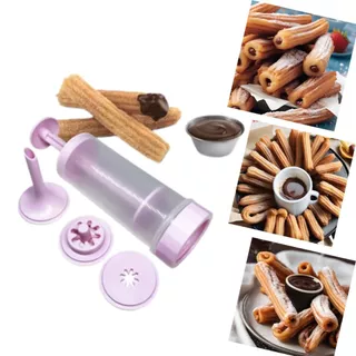 Máquina de Fazer Churros Caseiro Fácil Manual Cores Sortidas
