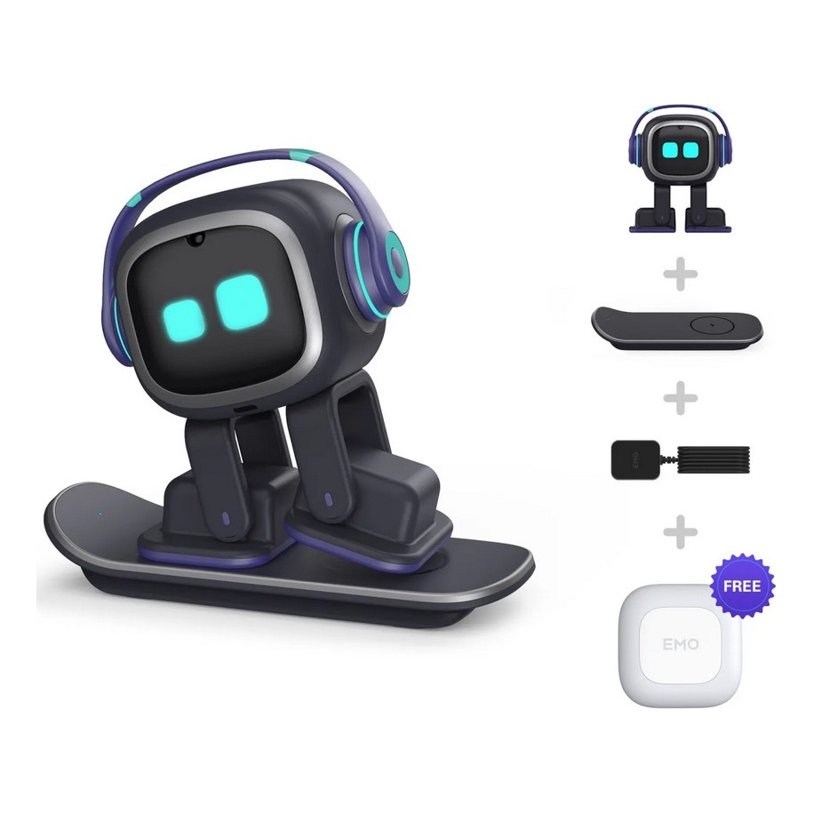 Emo Robot Robô Pet Bot Interativo com Inteligência Artificial e Emocional