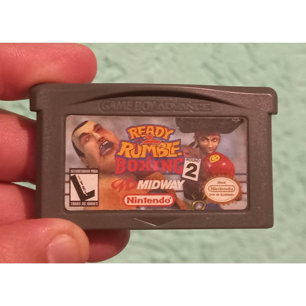 READY 2 RUMBLE BOXING 2 ORIGINAL PARA GAME BOY ADVANCE | Shopee Brasil