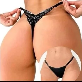 Tanga Borboleta,Sexy,Linha Noite,Lingerie,Revenda, Linda, Sensual, Borboleta Paite, Brilho, Regulável