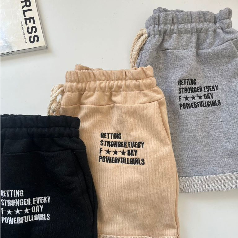 Kit Short moletom feminina Básico com corda para uso diario bem confortável