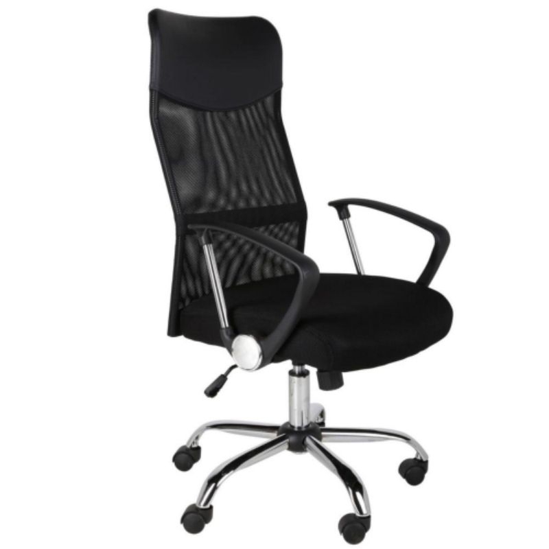 Cadeira Escritório Home Office Modelo Chicago Base Giratória Altura Regulável