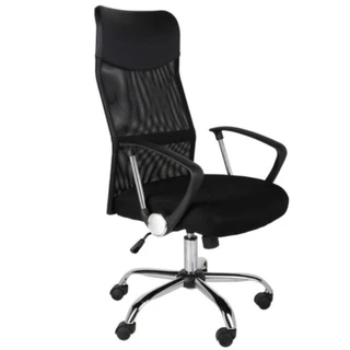 Cadeira Escritório Home Office Modelo Chicago Base Giratória Altura Regulável