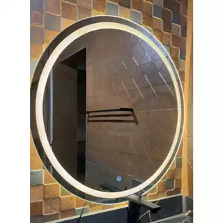 Espelho Redondo com Led 60CM de Diâmetro com Touch