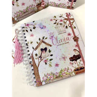 Caderneta de Vacina/ Porta Documentos/ Livro do bebê / Jardim Encantado / Personalizada