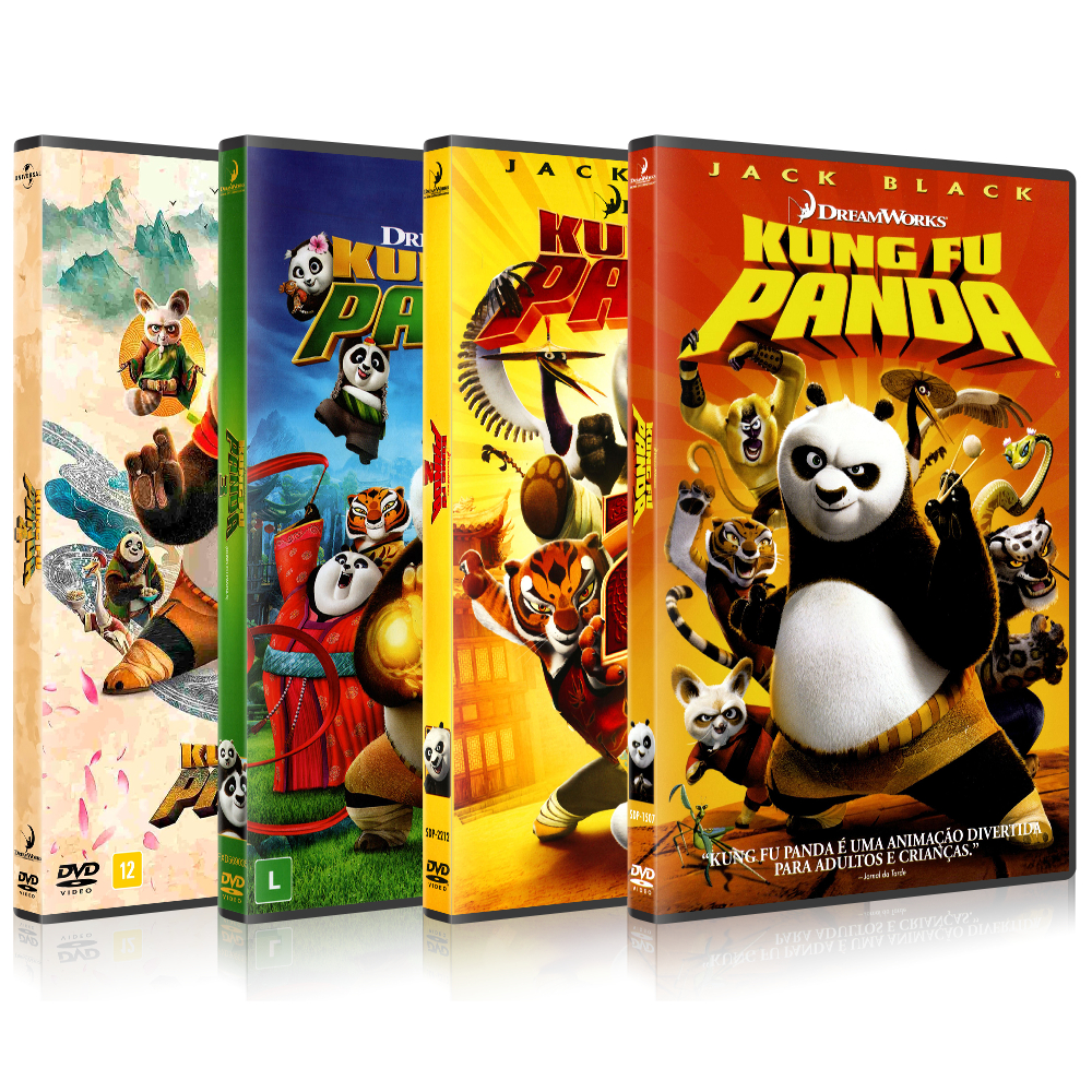 DVD Kung Fu Panda (Vários a Escolha) Dublado e Legendado - Alta ...