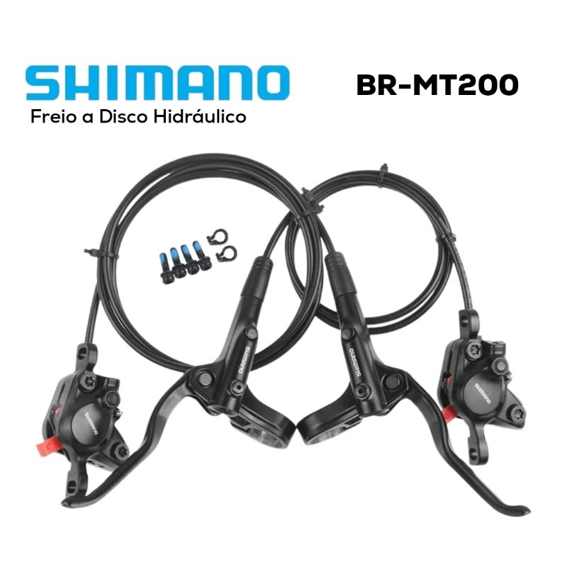 Freio Shimano BR-MT200 Dianteiro + Traseiro Shimano Altus Original