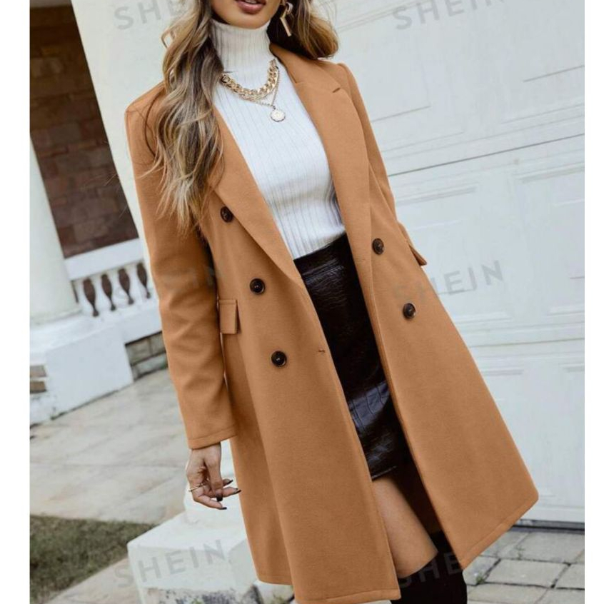 Casaco Sobretudo Feminino Moletom Longo Inverno Blazer Moda Com