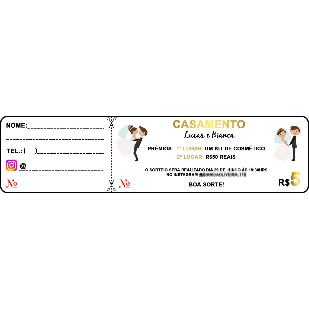 Bloco em Atacado, Talão de Rifa, Tickets ou Sorteio Personalizado com ...