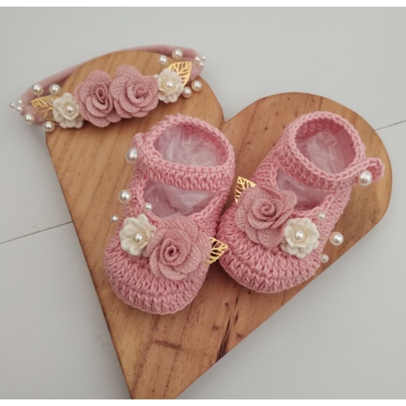 Crochê Passo Sapatinho De CrochÃª Recem Nascido Recém Nascido