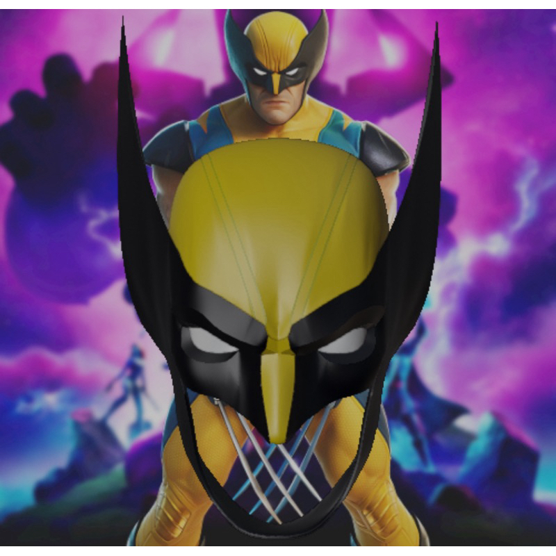 Wolverine Cosplay Combo de Peças Elmo Braceletes E Garras X-men ...