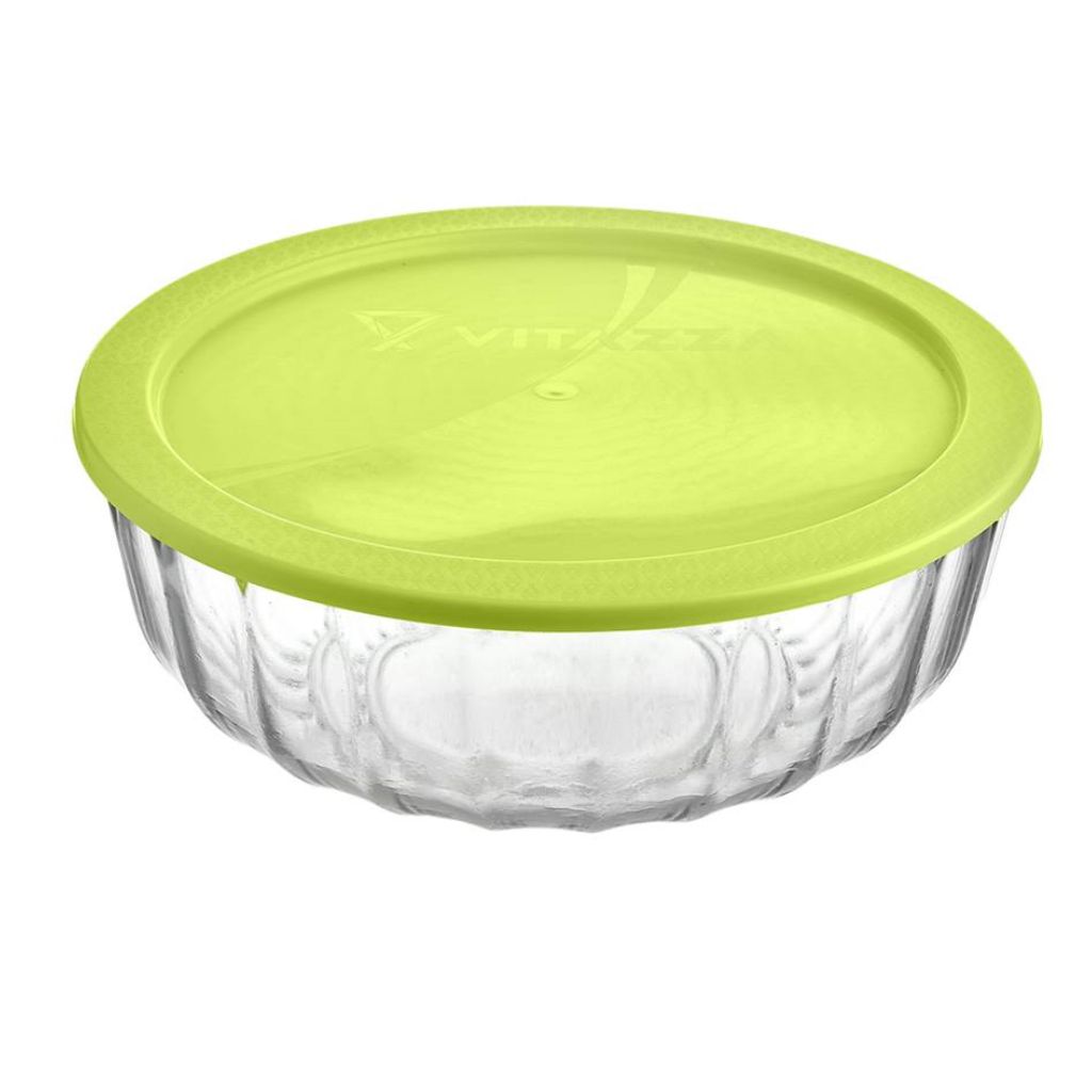 TIGELA SALADEIRA DE VIDRO COM TAMPA 3,8 litros