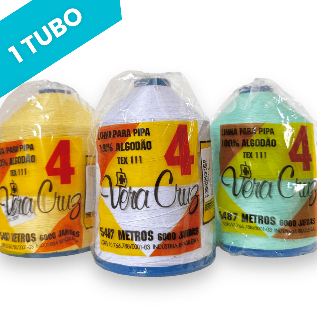 Linha Vera Cruz Fio 04 Para Pipa 6000 Jardas Tex 111