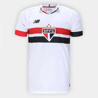 Camisa Do São Paulo Branca 24/25 Tailandesa - Lançamento Pronta Entrega
