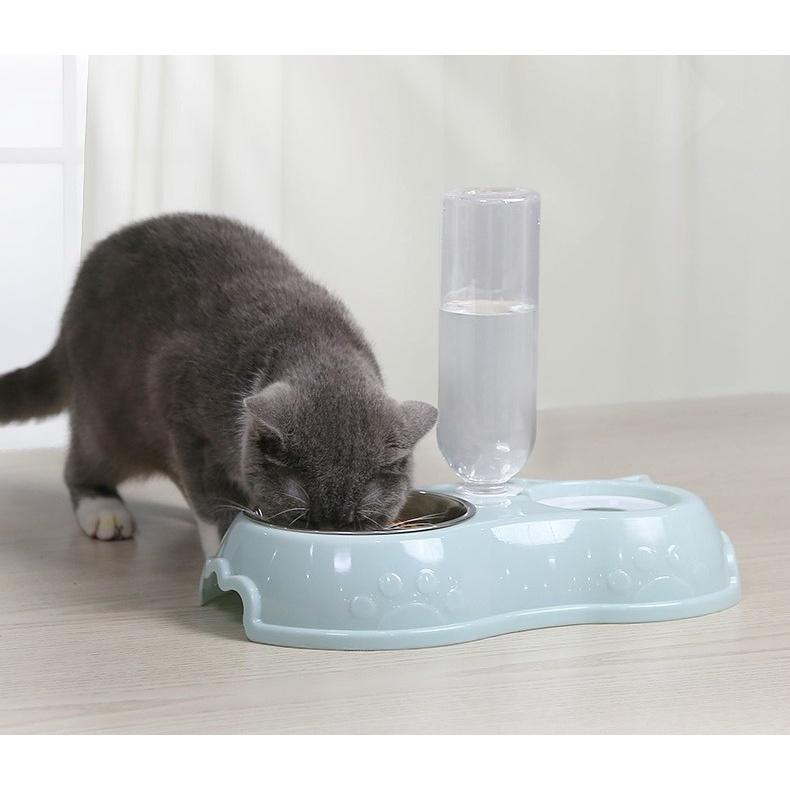 Comedouro E Bebedouro Automático Para Cães Gatos Pet Filhotes (23-10)