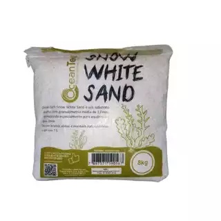 Substrato Snow White Sand 1mm Ocean Tech 8kg Ph7.5 Africanos