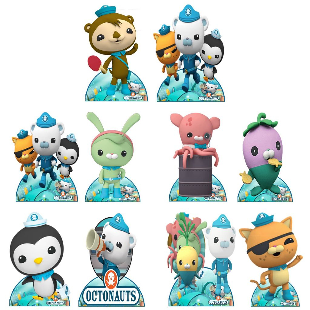 Octonauts kit decoração de festa infantil 10 display de 20cm | Shopee ...