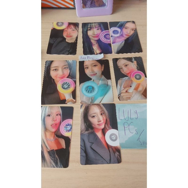 PHOTOCARD TWICE LIGHSTICK original candybong infinity | Shopee Brasil