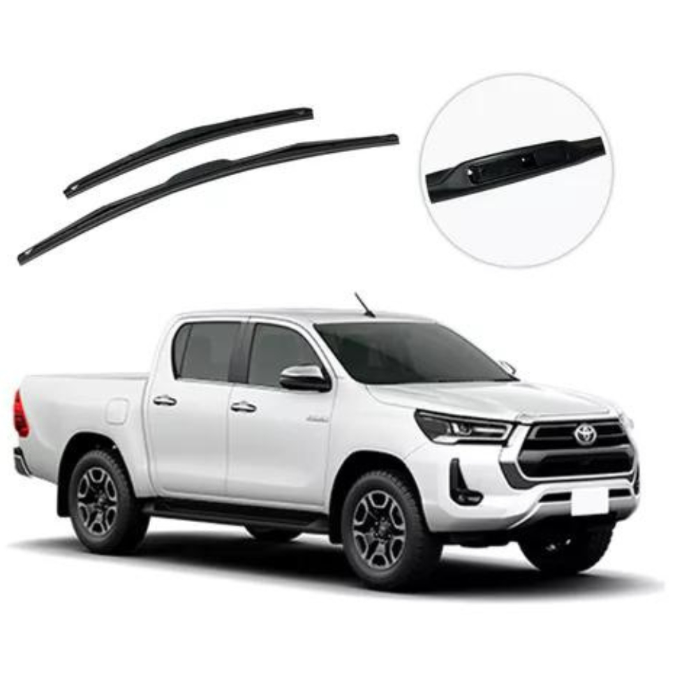Par palhetas limpador parabrisa Hilux 2017 2018 2019 2020 2021 2022 ...