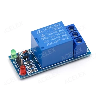Módulo Relé 1 canal 5vdc x 250vac x 10a - Cód.72