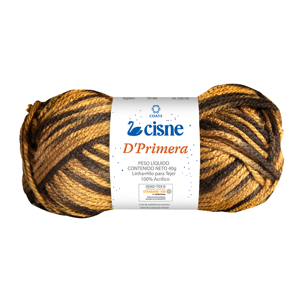 La Colorida Trico/Croche Cisne Dprimera Multicor Tex 468 Pct C/ 5