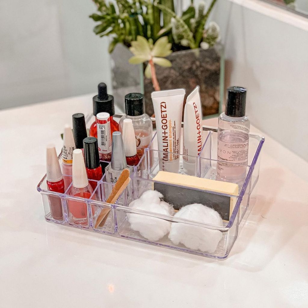 Organizador de cosméticos Maquiagem e esmalte Decor-Útil