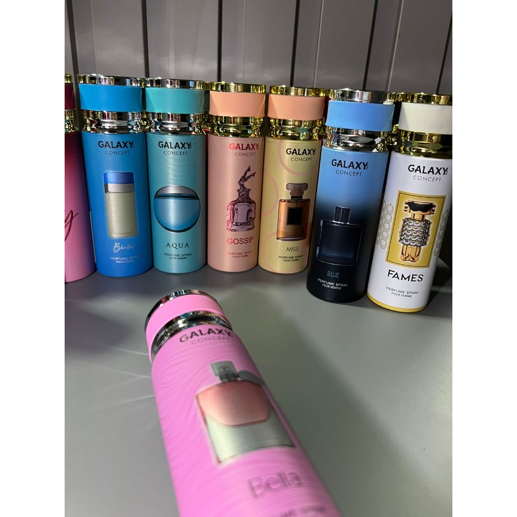 Kit Desodorante Body Spray Galaxy 200ml | Shopee Brasil