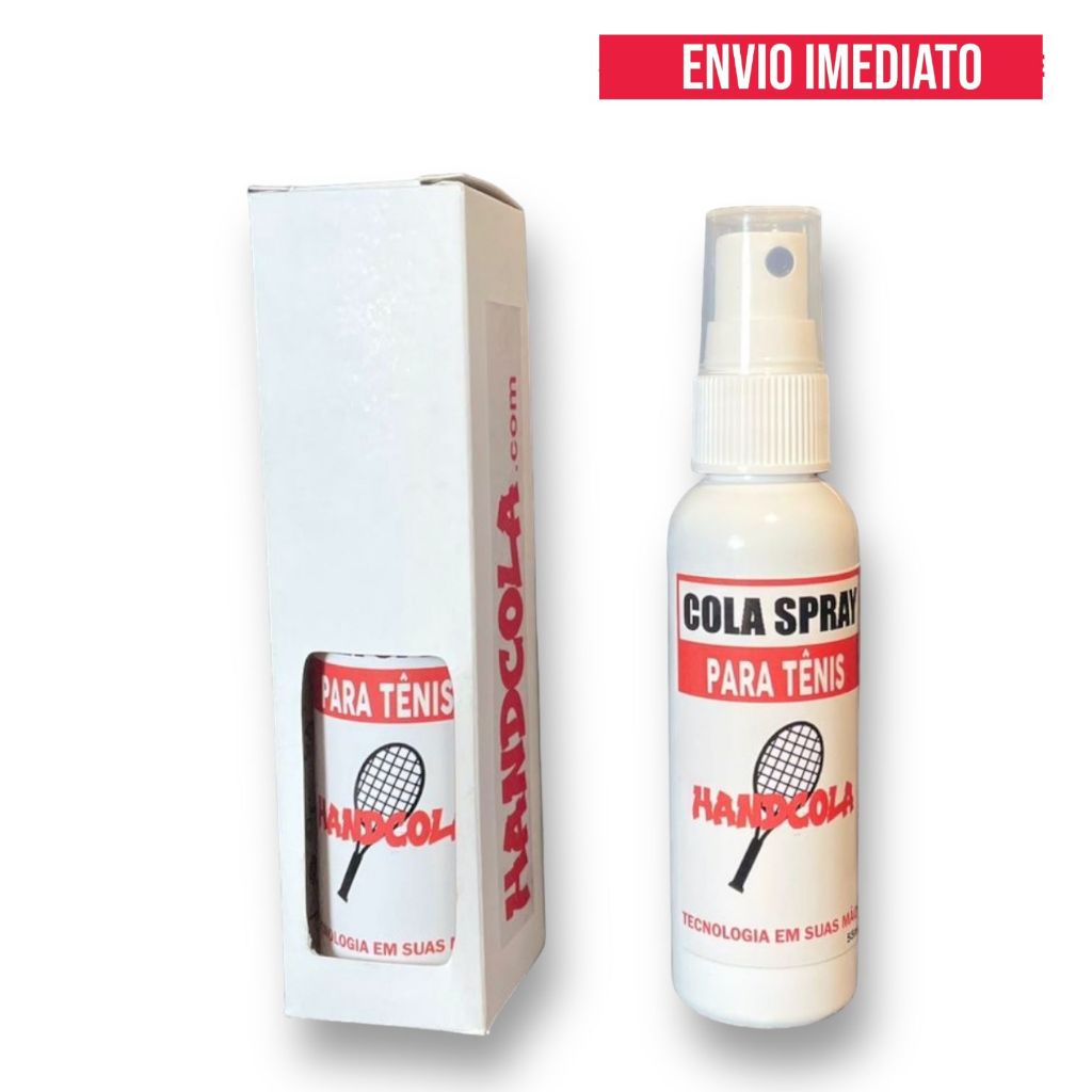 Cola Spray para Raquete de Tênis e mãos Handcola grip 55ml